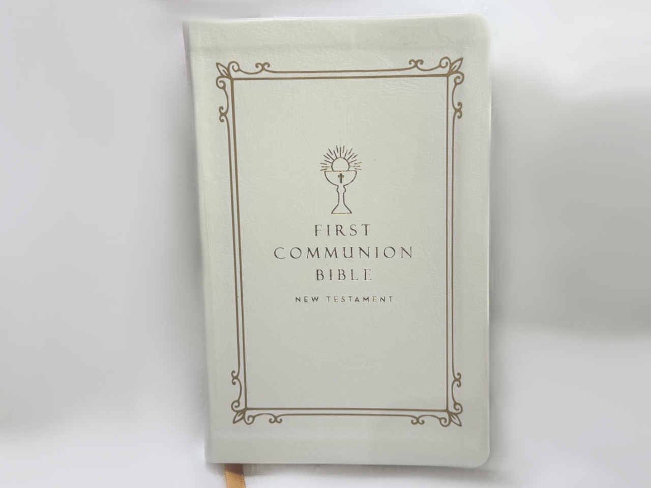 First Communion Bible w/ Gold Accents First Communion Bible w/ Gold Accents